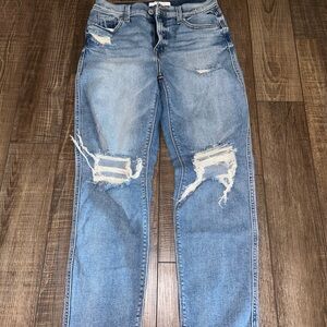 Rocky High Rise Boyfriend Jeans in Blue